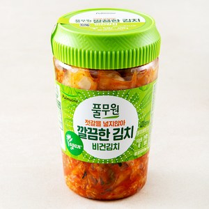 풀무원 깔끔한 썰은김치 비건 용기형, 400g, 1개