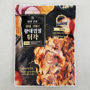 주일 황태 그대로 황태껍질튀각 양파맛, 200g, 1개