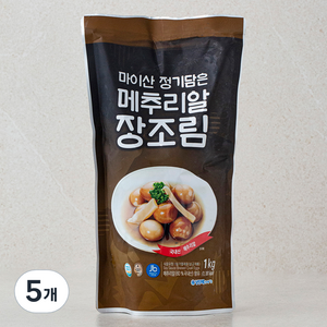 늘푸른 마이산 정기담은 메추리알 장조림, 1kg, 5개