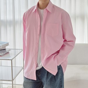 단군 남성용 탄탄핏 옥스포드 무지 셔츠 IP S009
