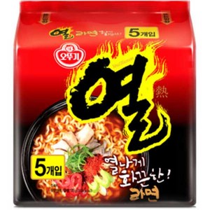 오뚜기 열라면 120g, 5개
