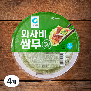 청정원 와사비 쌈무, 340g, 4개