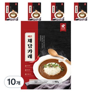 순수람 매운 채담카레, 160g, 10개