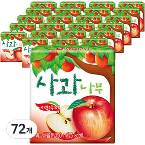 서울우유 사과나무, 150ml, 72개