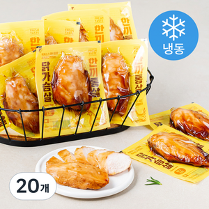 한끼통살 통살 닭가슴살 허니소이 (냉동), 100g, 20개