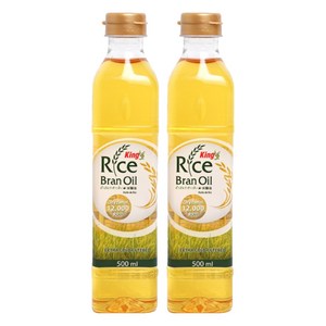 킹라이스오일 현미유, 500ml, 2개