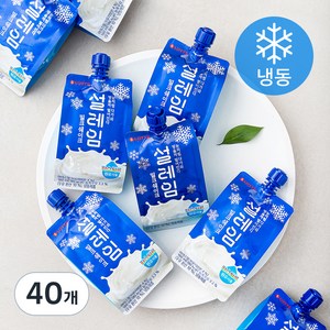 롯데웰푸드 설레임밀크쉐이크 (냉동), 160ml, 40개