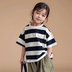 꼰띠키즈 아동용 허니 비단 가라 티셔츠