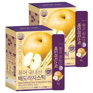 유기농마루 퓨어 국내산 배도라지청 스틱, 2개, 10g, 30개입
