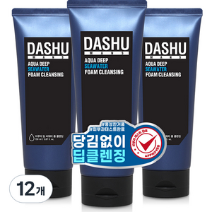 다슈 아쿠아 딥 씨 워터 폼클렌징, 150ml, 12개