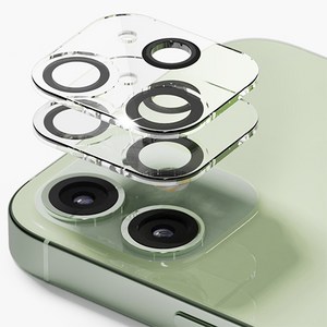 신지모루 빛번짐 방지 카메라 렌즈 강화유리 보호필름 2p 세트, 2매