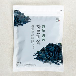 주일 완도 명품 자른미역, 1개, 100g