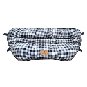 인뮤즈 펫 반려견 유모차 양면 가드, 체크 + 그레이, 1개