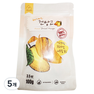 헤세드 건망고, 5개, 100g