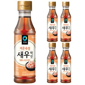 청정원 저온숙성 새우액젓, 500g, 5개