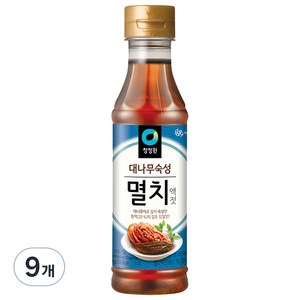 청정원 멸치액젓, 500g, 9개