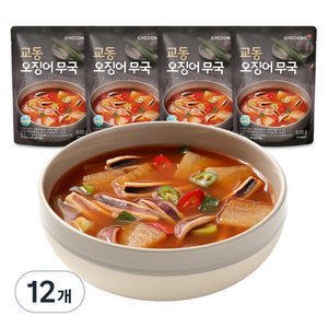 교동식품 오징어무국, 500g, 12개