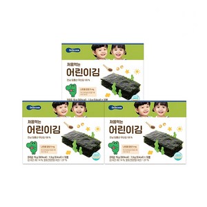 베베쿡 처음 먹는 어린이김, 오리지널, 30개
