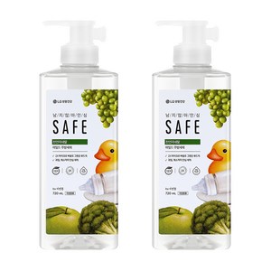 [비건라이프] 세이프 천연미네랄 마일드, 720ml, 2개