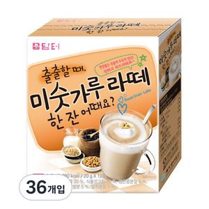 담터 미숫가루 라떼, 240g, 3개