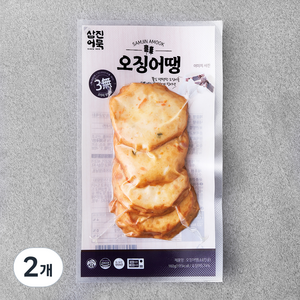 삼진어묵 오징어땡소 어묵 4개입, 160g, 2개