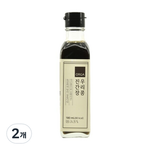 올가홀푸드 우리콩 진간장, 180ml, 2개