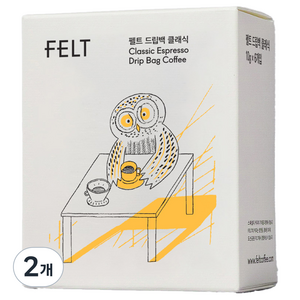 펠트 드립백 클래식 커피, 10g, 6개입, 2개