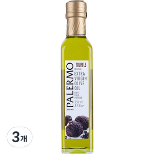 팔레르모 트러플향 엑스트라 버진 올리브오일, 250ml, 3개