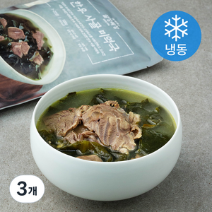 설성목장 한우 사골 미역국 (냉동), 500g, 3개