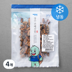 바다원 홍합 (냉동), 100g, 4개