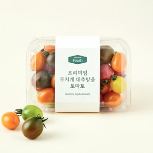 프리미엄 무지개 대추방울 토마토, 750g, 1개