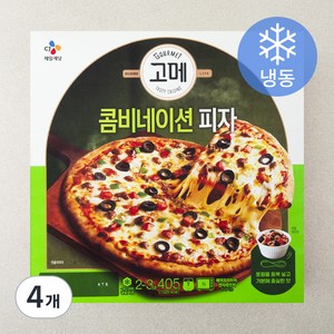 고메 콤비네이션 피자 (냉동), 405g, 4개