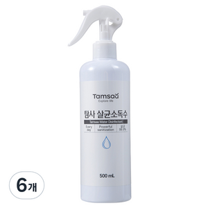 탐사 살균 소독수, 500ml, 6개