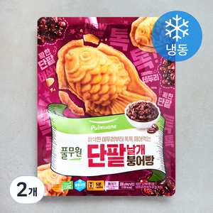 풀무원 날개붕어빵 단팥 6개입 (냉동), 300g, 2개