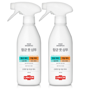 항균 풋샴푸 by 랩신 410ml, 2개, 1개입