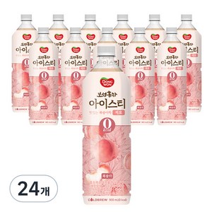 동원보성홍차 아이스티 제로 복숭아차, 900ml, 24개