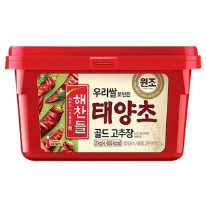 해찬들 우리쌀로 만든 태양초 골드 고추장, 2kg, 1개