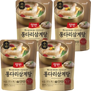 양반 수라 통다리 삼계탕, 460g, 4개