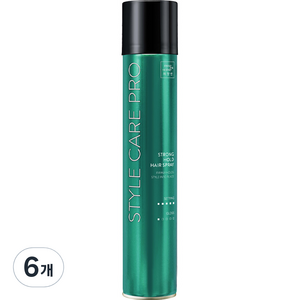 미쟝센 스타일케어 프로페셔널 스트롱 홀드 헤어 스프레이 화이트플로럴, 300ml, 6개