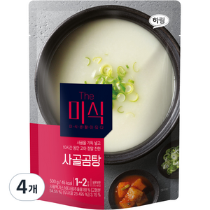 더미식 사골곰탕, 500g, 4개