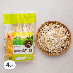 곰곰 아삭한 숙주나물, 500g, 4개