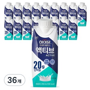 하이뮨 프로틴 밸런스 액티브 오리지널, 250ml, 36개