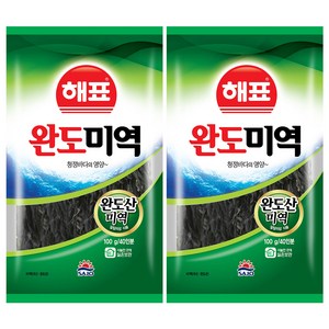 해표 완도 미역, 100g, 2개
