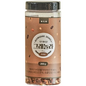 무화당 고단백 저당 그래놀라 카카오, 200g, 1개