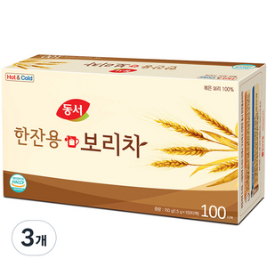 동서 한잔용 보리차, 1.5g, 100개입, 3개