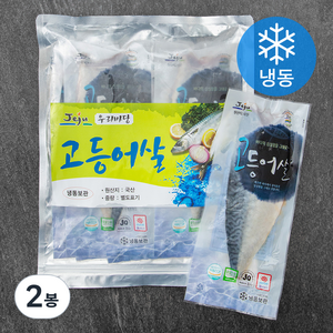 향아수산해바라기 고등어살 5팩 (냉동), 900g, 2봉