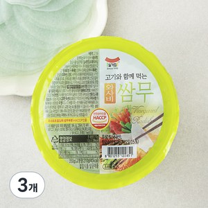 일가집 와사비쌈무, 3개, 350g