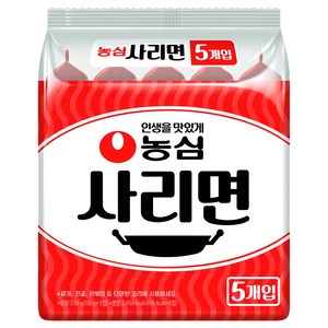 농심 사리면 110g, 5개