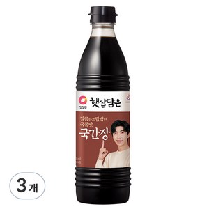 청정원 햇살담은 국간장, 840ml, 3개