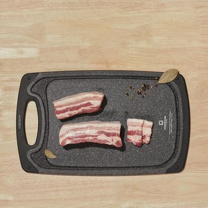 바겐슈타이거 마블 커팅보드 도마, 블랙, 1개